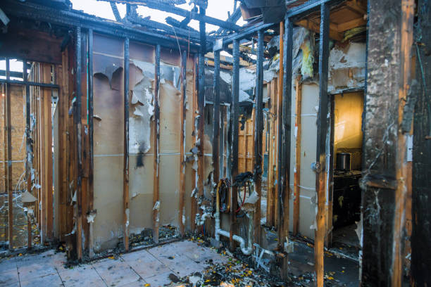 Professional Soot Cleanup technician working in Kenton, OH